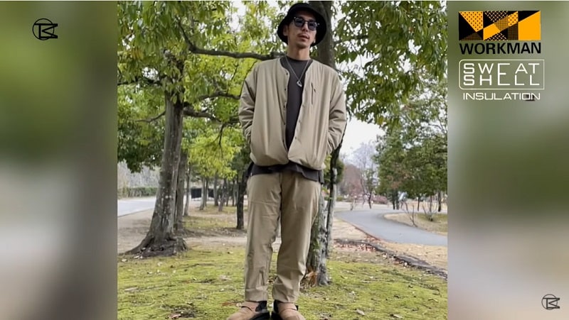 2500円て本気？【ワークマン】スウェット感覚の「撥水＆防風カーディガン」が楽～