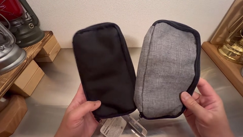 ぴったりすぎてもはや専用ケース⁉【ダイソー】LEDランタンが入るモバイルポーチ