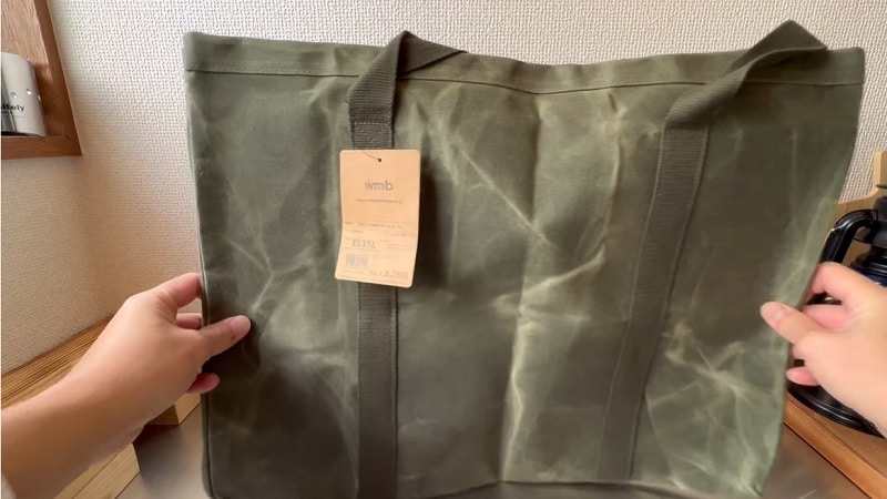 値段合ってる⁉【ワークマン】大人気パラフィン帆布トートに大容量ラージが登場
