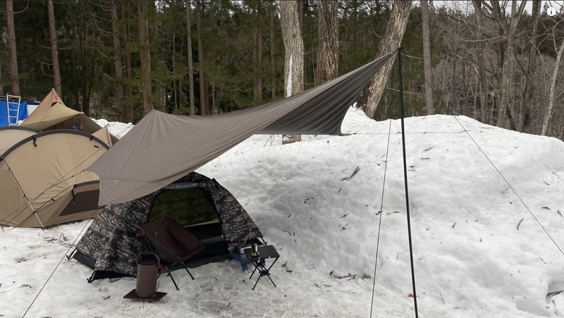 【ワークマン】使ってわかった！初心者に絶対おすすめ「ペンタゴンタープ」の実力は？