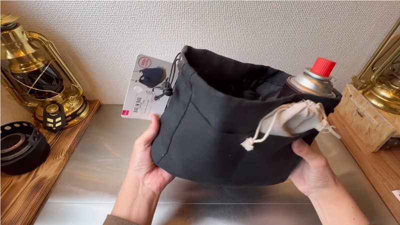 小物ギア収納に超便利！【ダイソー】収納力ばつぐんの「バッグインバッグ」