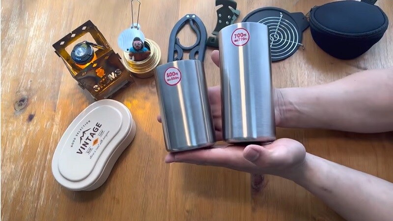 夏キャンプのビールはキンキンで！【ダイソー】保冷力◎な真空ステンレス缶ホルダー