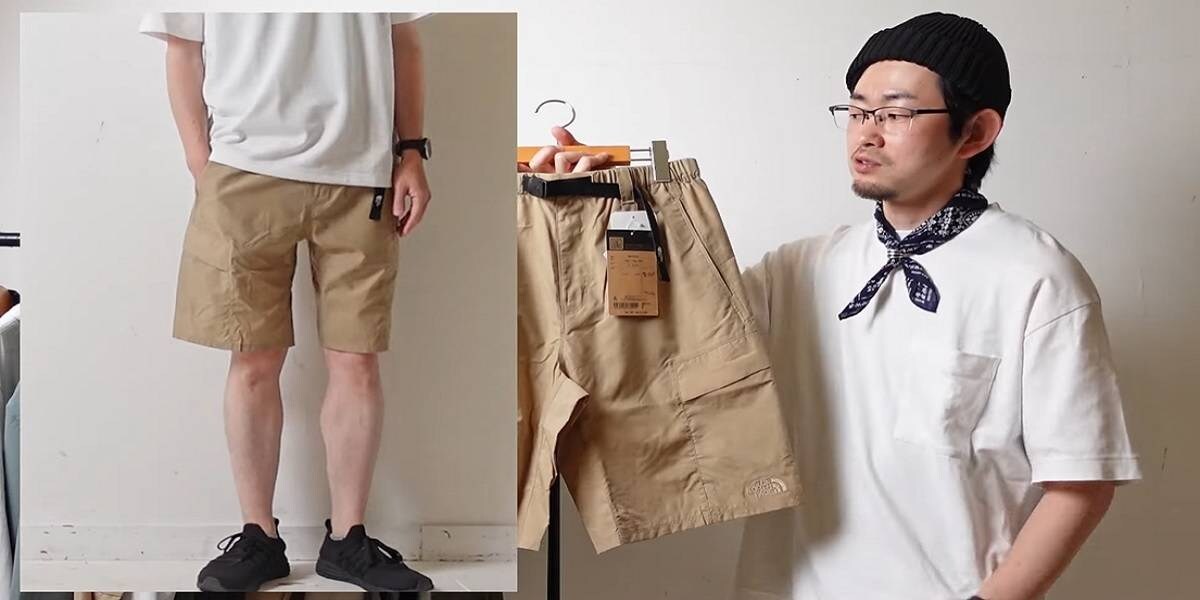 【ノースフェイス】のカーゴショーツはトレンド感満載！夏のメンズコーデに◎