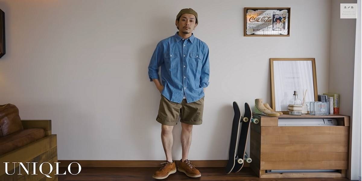 【ユニクロ×JWA】新作「ロールアップショーツ」は夏のメンズコーデに◎