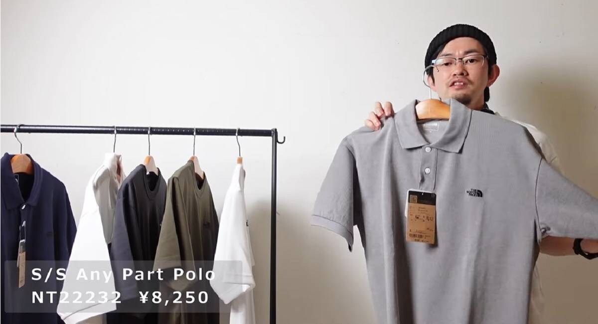 ノースフェイスの「ポロシャツ」が今キテる⁉トレンドのビッグシルエット！