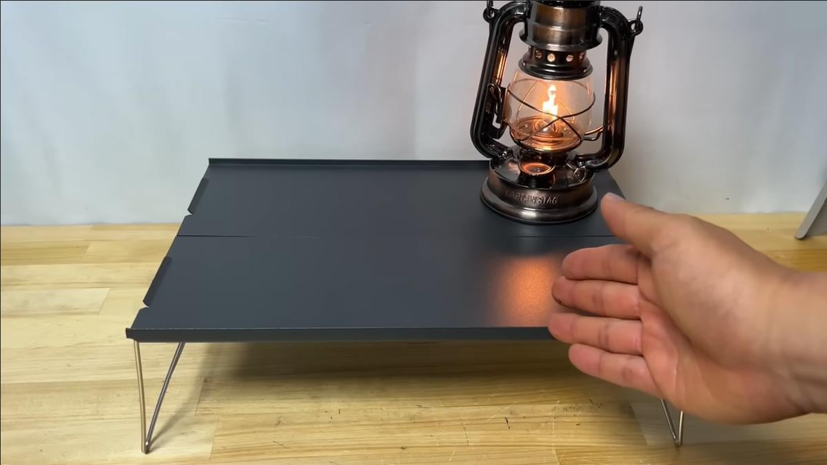 キャンドゥの「本格アルミテーブル」、クオリティがもはや100均ではない