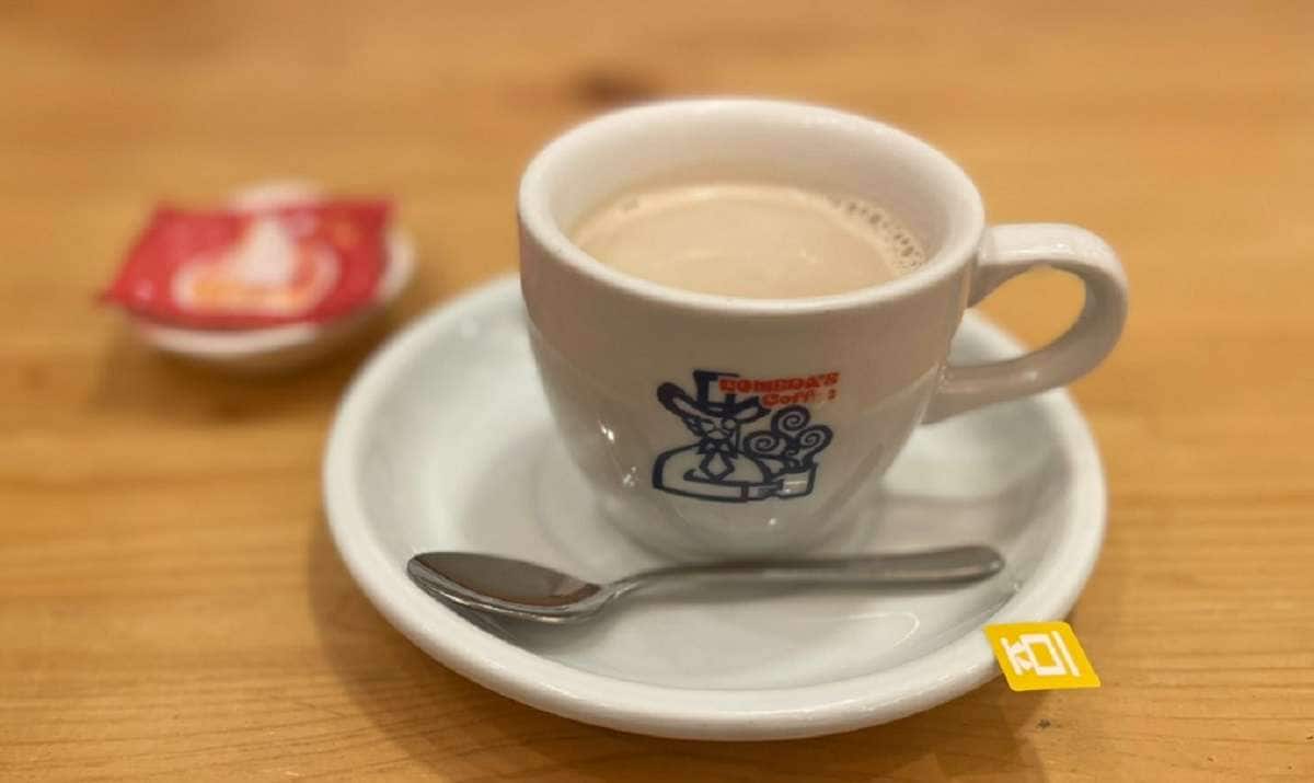 コメダ珈琲店の「ミルクコーヒー」は豆乳に変更可