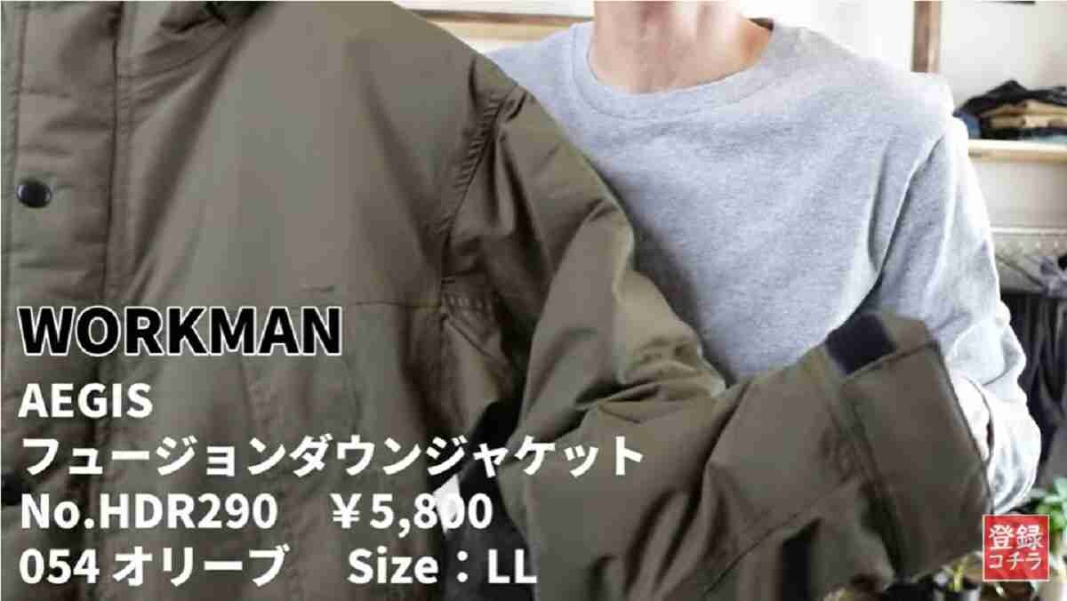 【ワークマン】人気イージスシリーズのダウンジャケット（5800円）は防寒力が優秀