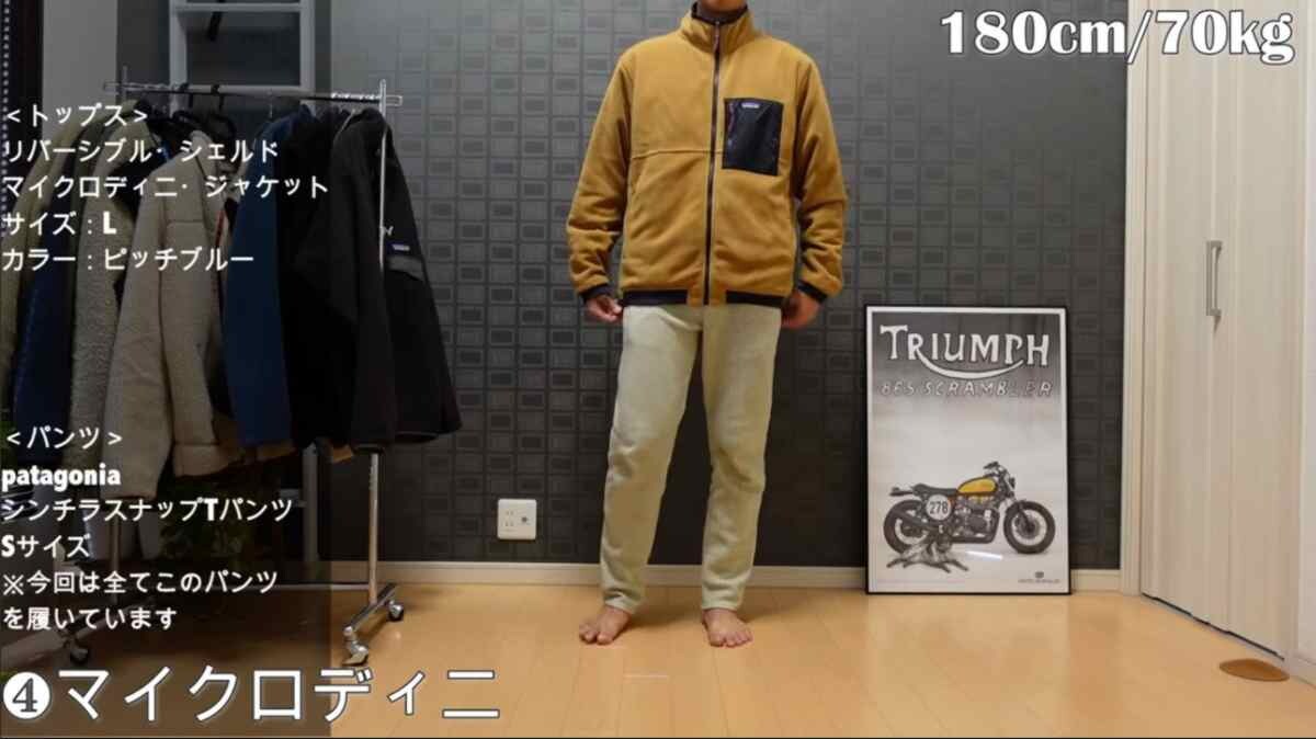 【パタゴニア】のメンズフリース「マイクロディニ（17600円）」は冬の防寒ウェアに最適！着用感レビュー