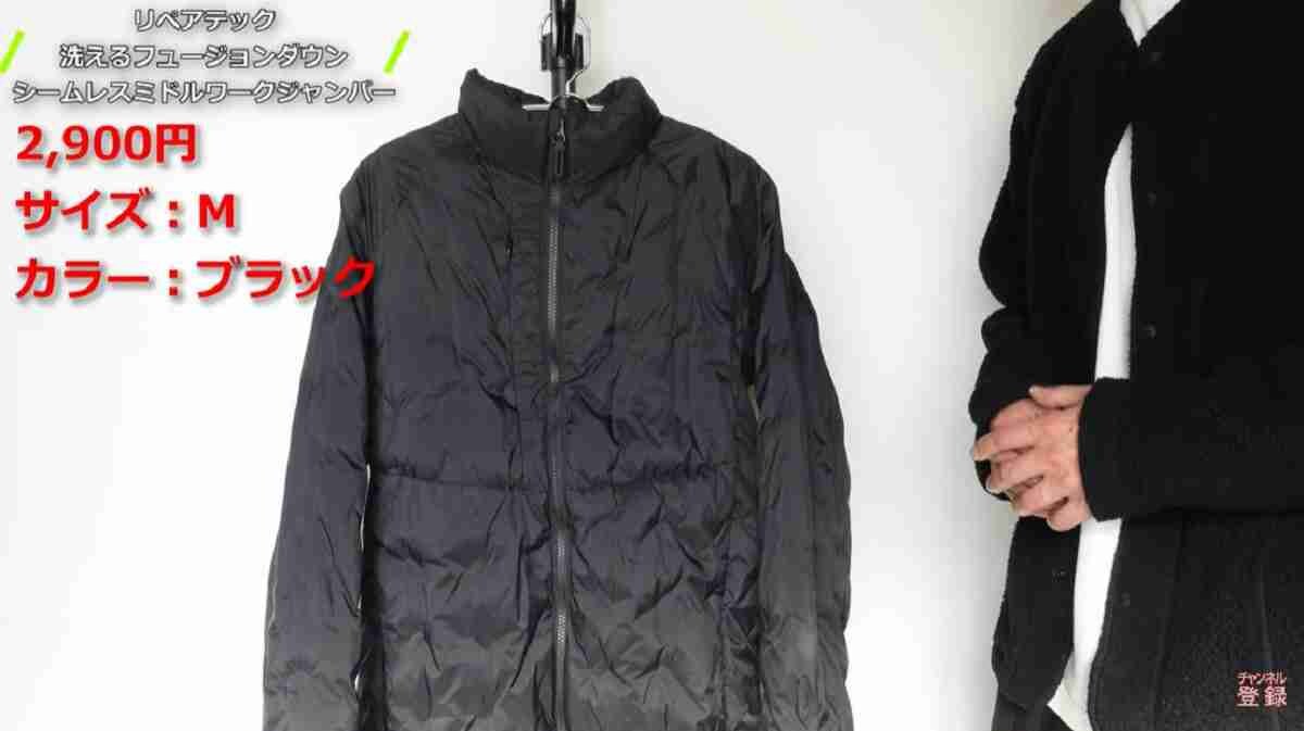 【ワークマン】洗えるフュージョンダウンジャンパー（2900円）は軽い着心地なのに保温性抜群！