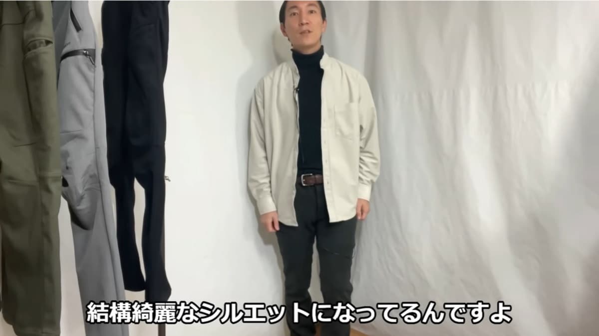 【ワークマン】ウォームスラックスは1900円でも高見え！伸びるから冬の楽ちんメンズコーデが即完成