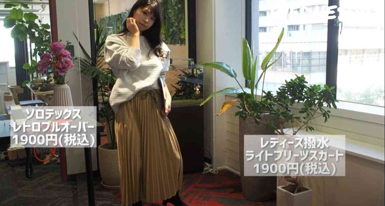 【ワークマン女子】爆売れの「ライトプリーツスカート（1900円）」で叶える！通勤向けのお手本コーデって？