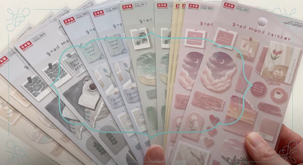 【ダイソー】のシール「グッドムード」がかわいすぎん!?100均には見えないおしゃれな3選