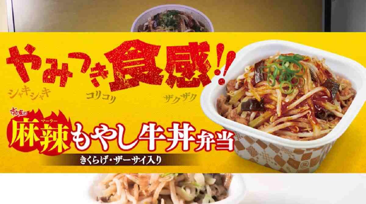【すき家】麻辣もやし牛丼を実食レビュー！しびれる辛さとシャキシャキ食感がクセになる美味しさ