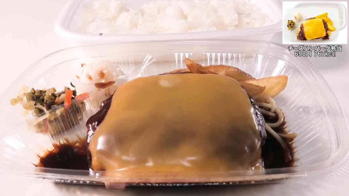 【ほっともっと】チーズハンバーグ弁当は春の新作メニュー！チーズ×デミソースがマイルドで絶品！