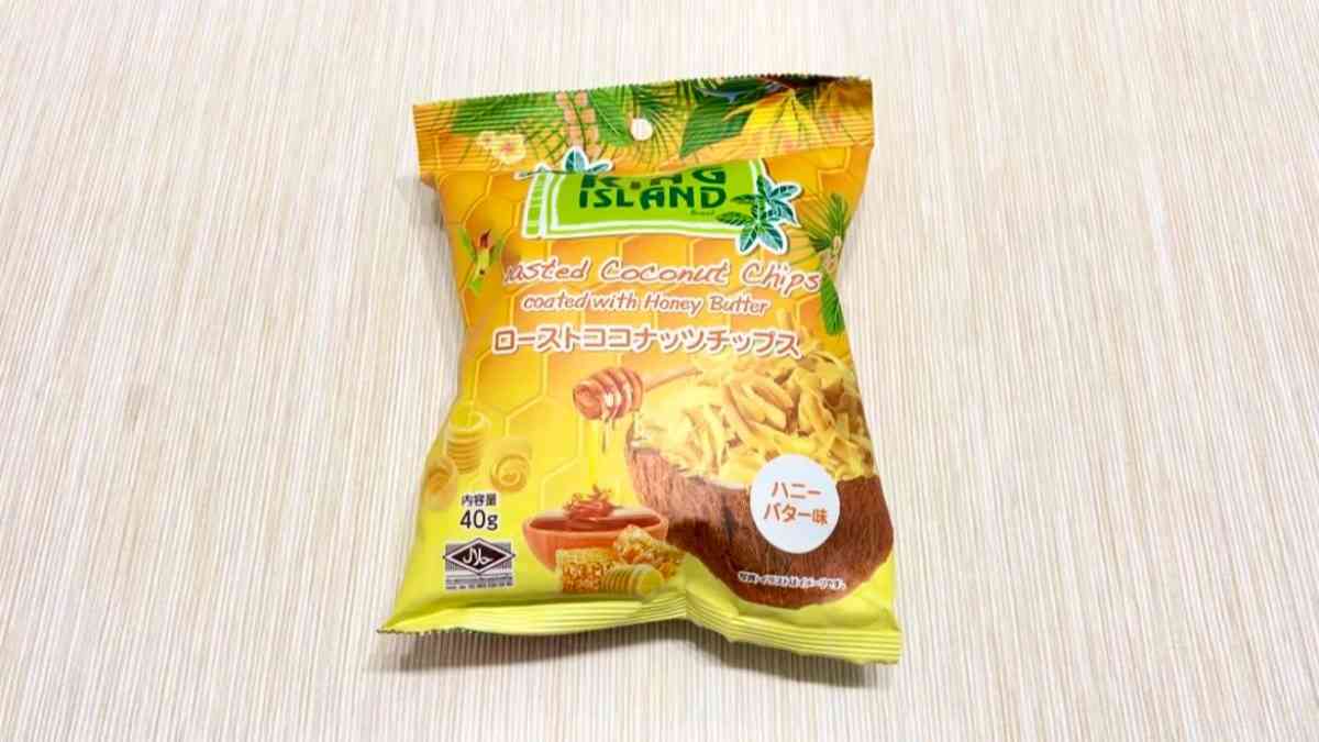 業務スーパー「ローストココナッツチップス(ハニーバター味)」