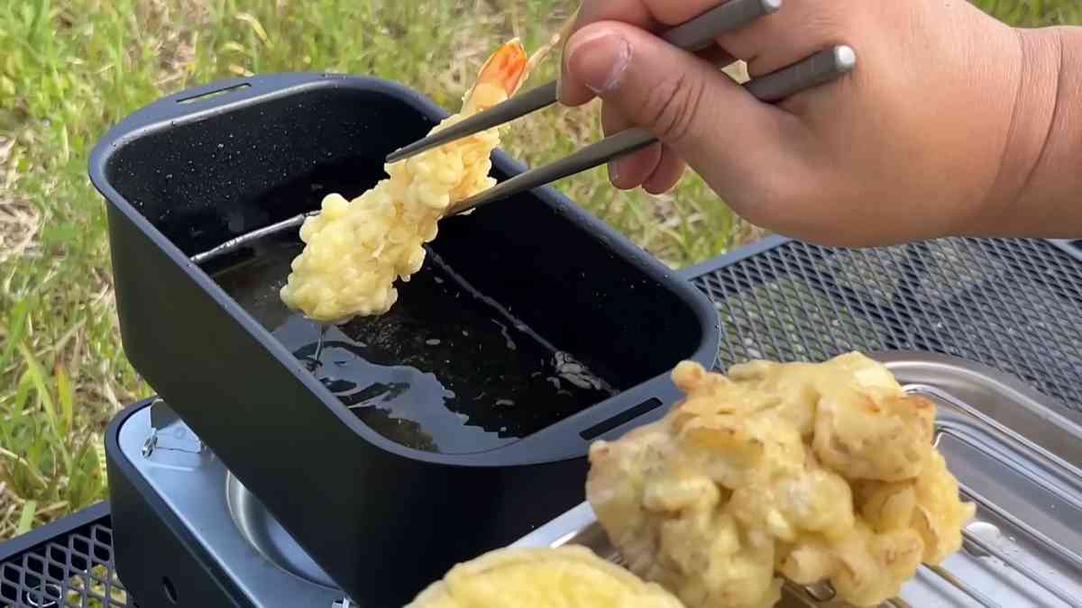 アウトドア ショップ 天ぷら 鍋