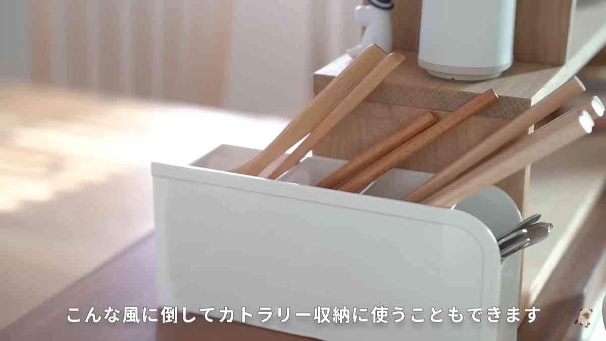 【ダイソー】収納のプロが使ってる！「タワーペンスタンド」でカトラリーやキッチングッズをおしゃれに片付けよう