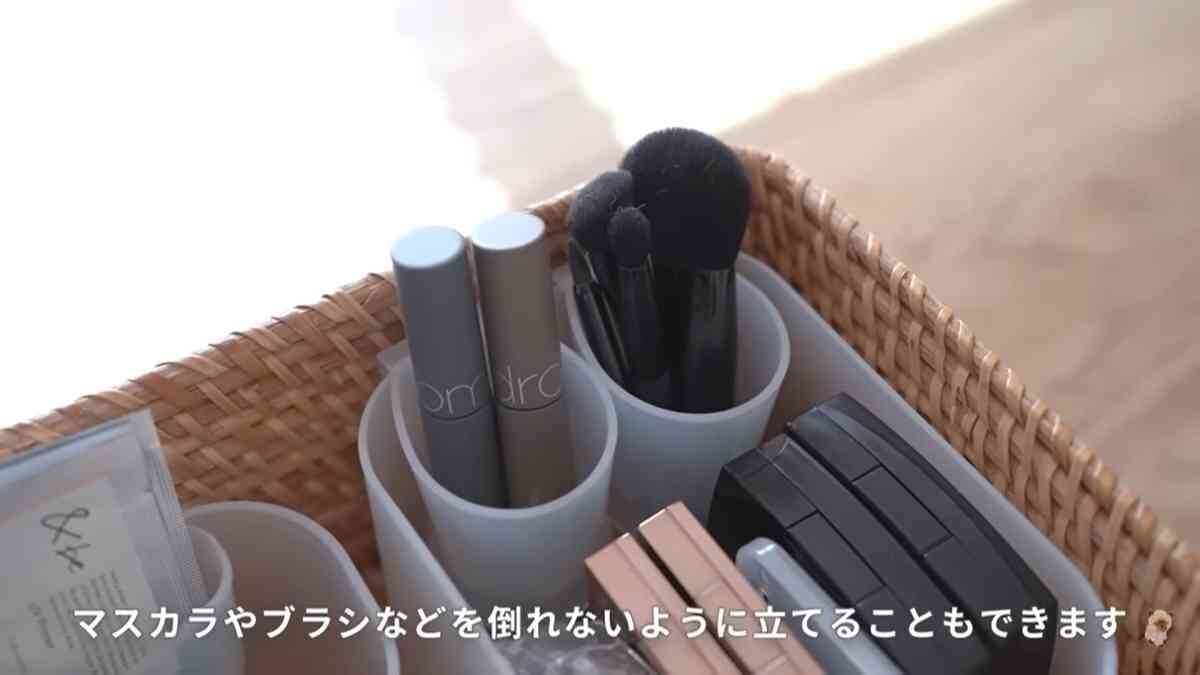 【ダイソー】プロ直伝の裏ワザに注目！「マヨケチャホルダー活用術」薬味チューブやメイク用品もすっきり収納