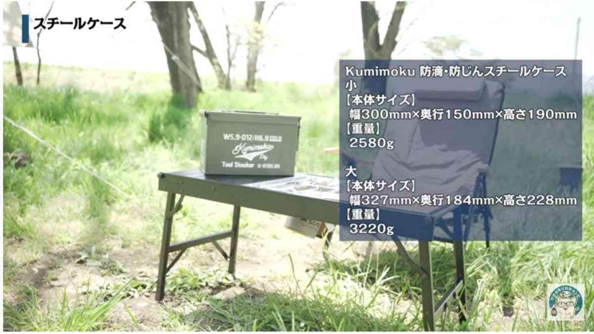 【カインズ】なら防滴･防じんスチールケースも2480円！キャンプギアの持ち運びも安心◎