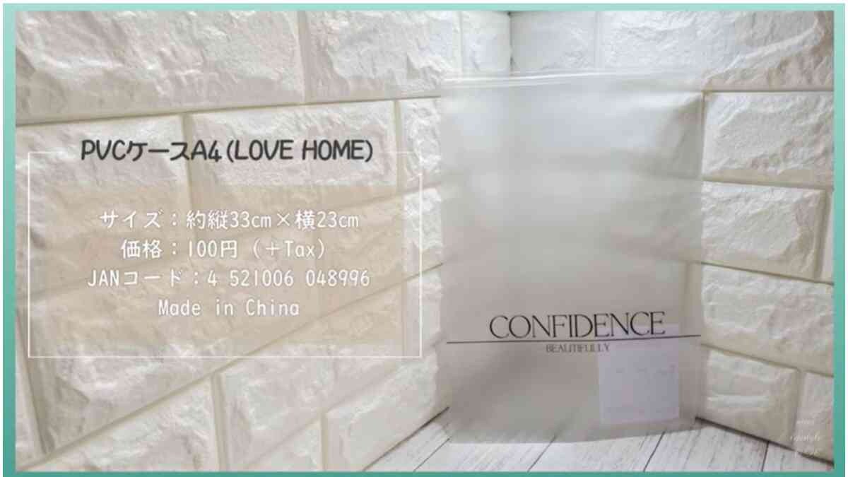 【キャンドゥ（LOVE HOME）】使い勝手のいい「PVCケースA4」はおしゃれでマニアもお気に入り