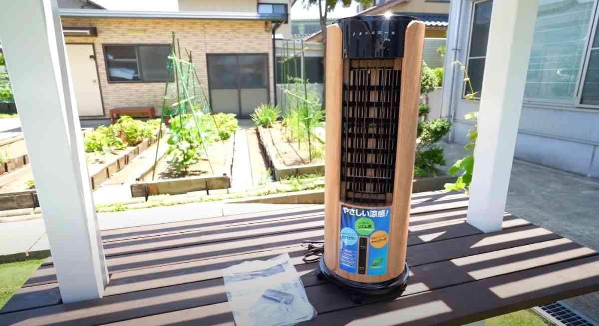 氷水で冷たい風が出る「木目冷風扇」は夏のアウトドアに超便利！電気料金値上げの今うれしい省エネな暑さ対策グッズ