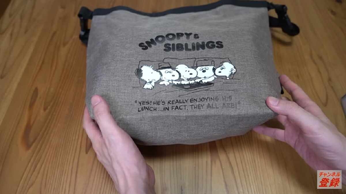 【雑誌付録】スヌーピーの2WAYクーラーバッグが夏のレジャーやアウトドアに使える！お酒や通勤通学のお弁当にも◎