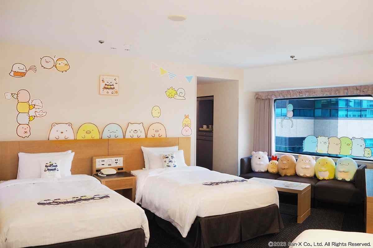 「すみっコぐらしルーム in ホテルニューオータニ」が7月21日より追加販売！かわいすぎて逆に寝れん！