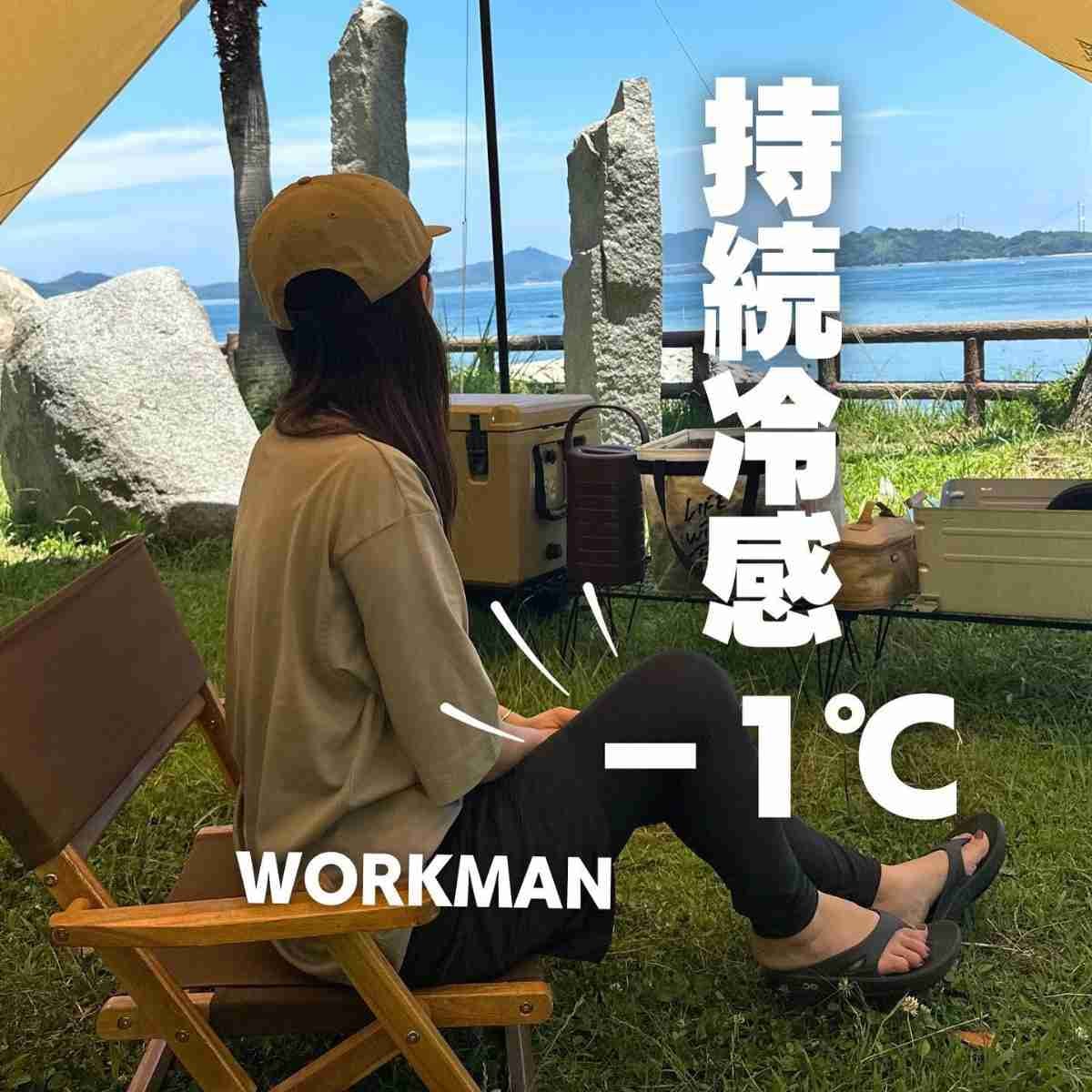 【ワークマン】持続冷感－1℃で猛暑でも爽やか！コットンオーバーサイズTシャツで夏レジャーが快適に◎