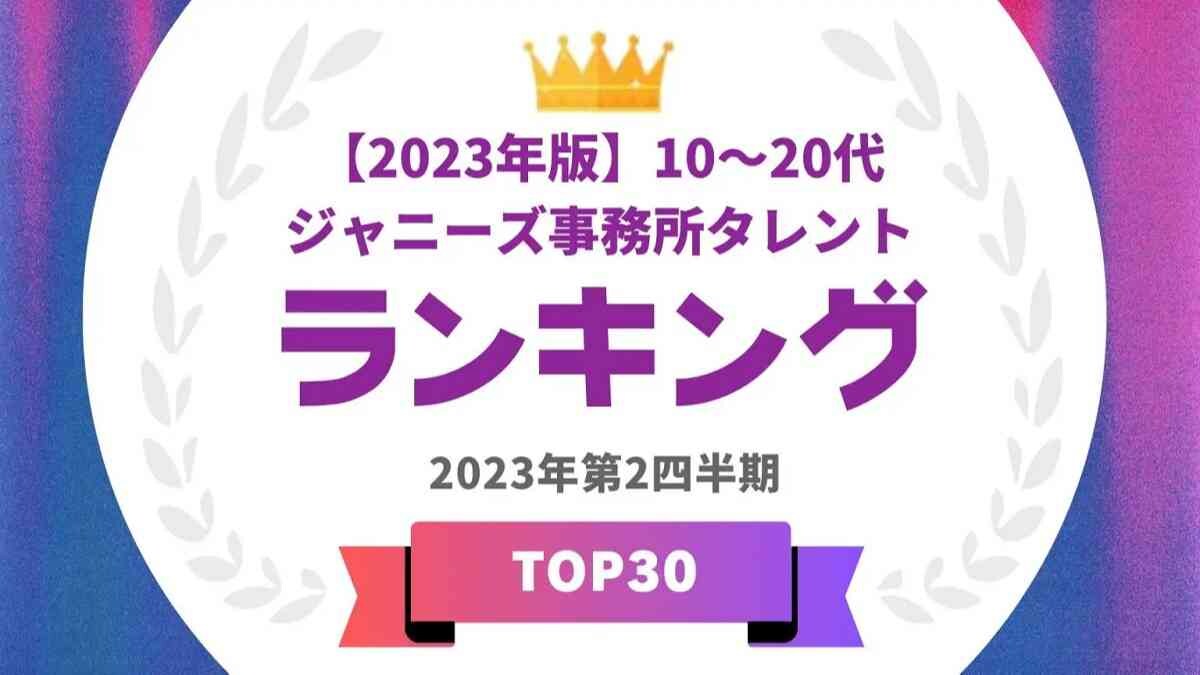 1100名が回答！10～20代のジャニーズランキング・3位は菊池風磨、2位は永瀬廉1位は？