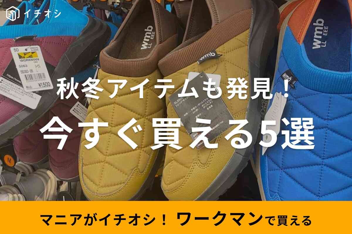 【ワークマン】パトローラーが発見！2023秋冬向けデニムやシューズなど今すぐ買える商品5選