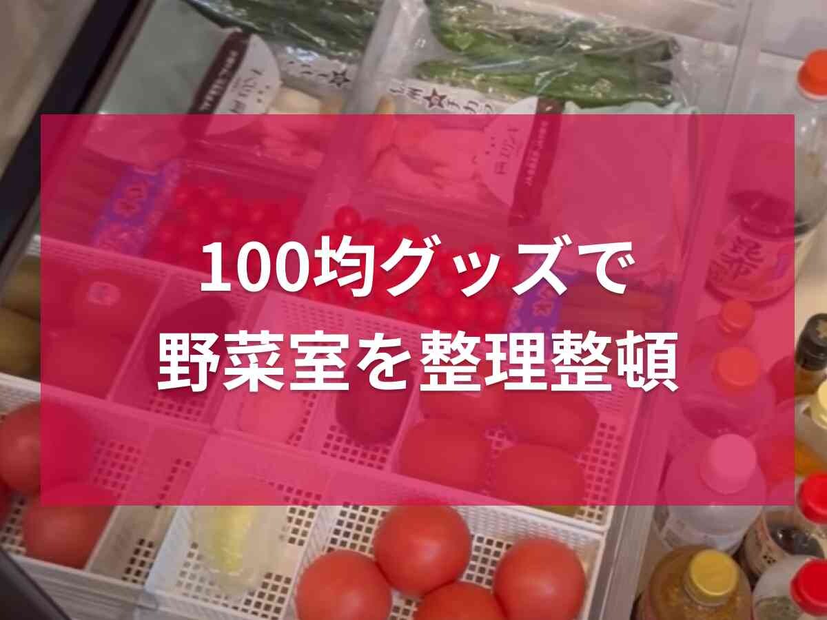 100均グッズやコストコアイテムを使った「野菜室の整理収納術」3選！ぱっと在庫管理ができるからラク！