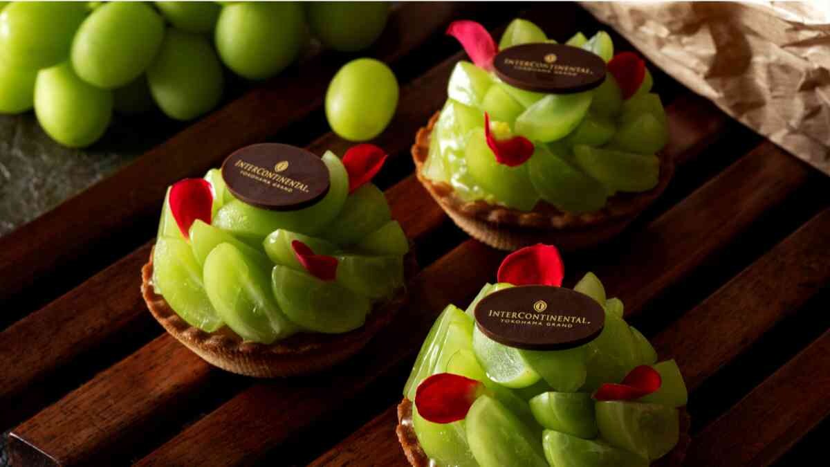 【みなとみらい】「インターコンチネンタルホテル」でシャインマスカットなどのスイーツが登場！秋限定スイーツが美味しそう！