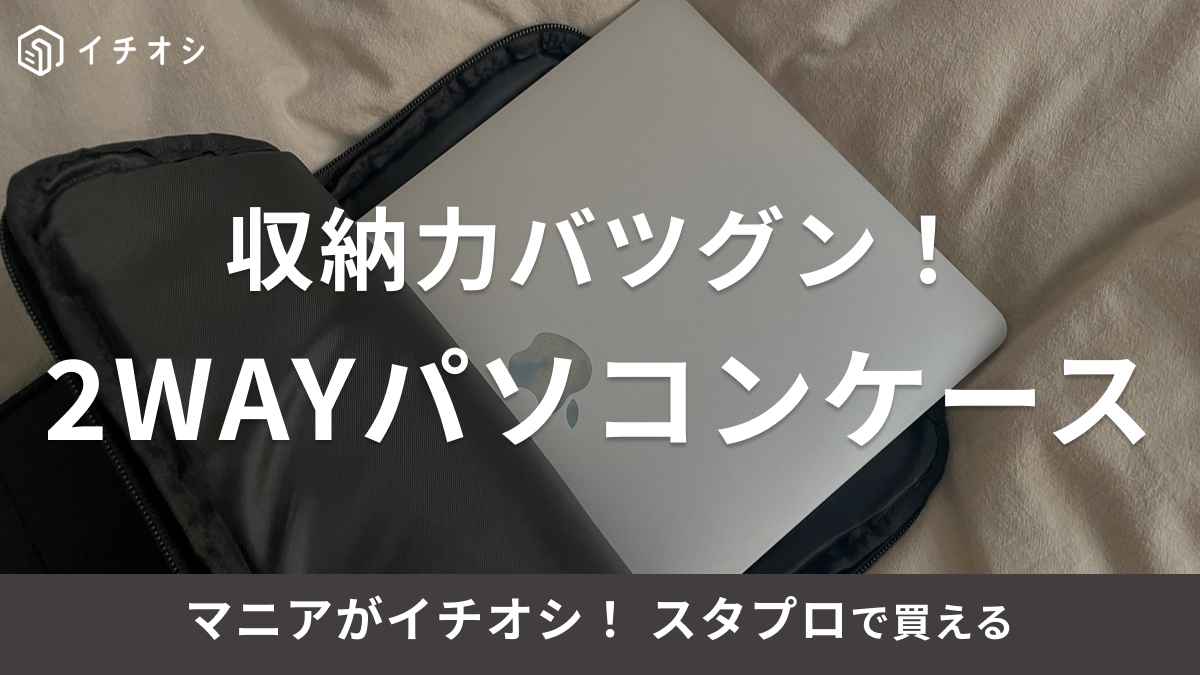 ダイソーのStandard Products「2WAYパソコンケース」がイチオシ！