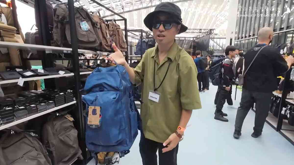 YouTuberのりんもく式ソロ登山さんがワークマンのジョイントバックパック エキスパートエディションを紹介