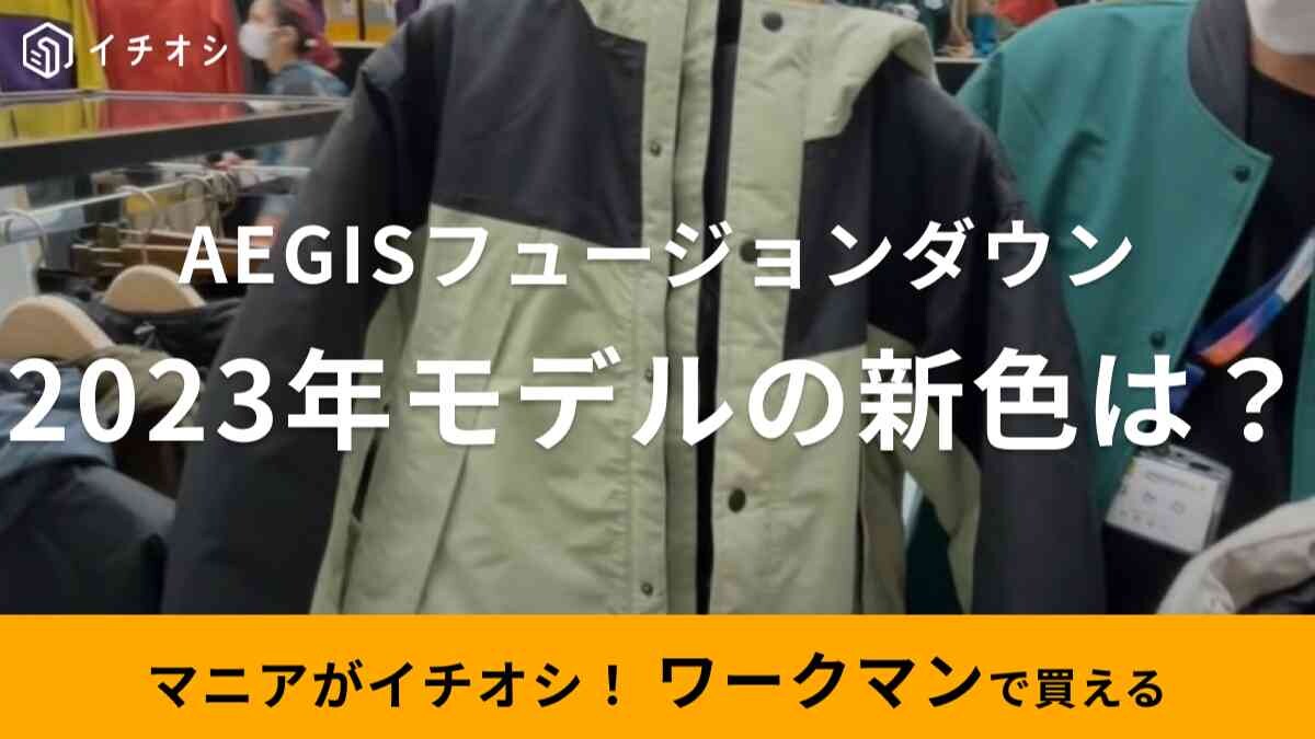 【ワークマン】「AEGISフュージョンダウン」2023年の新色は？最新モデル3カラーをご紹介！