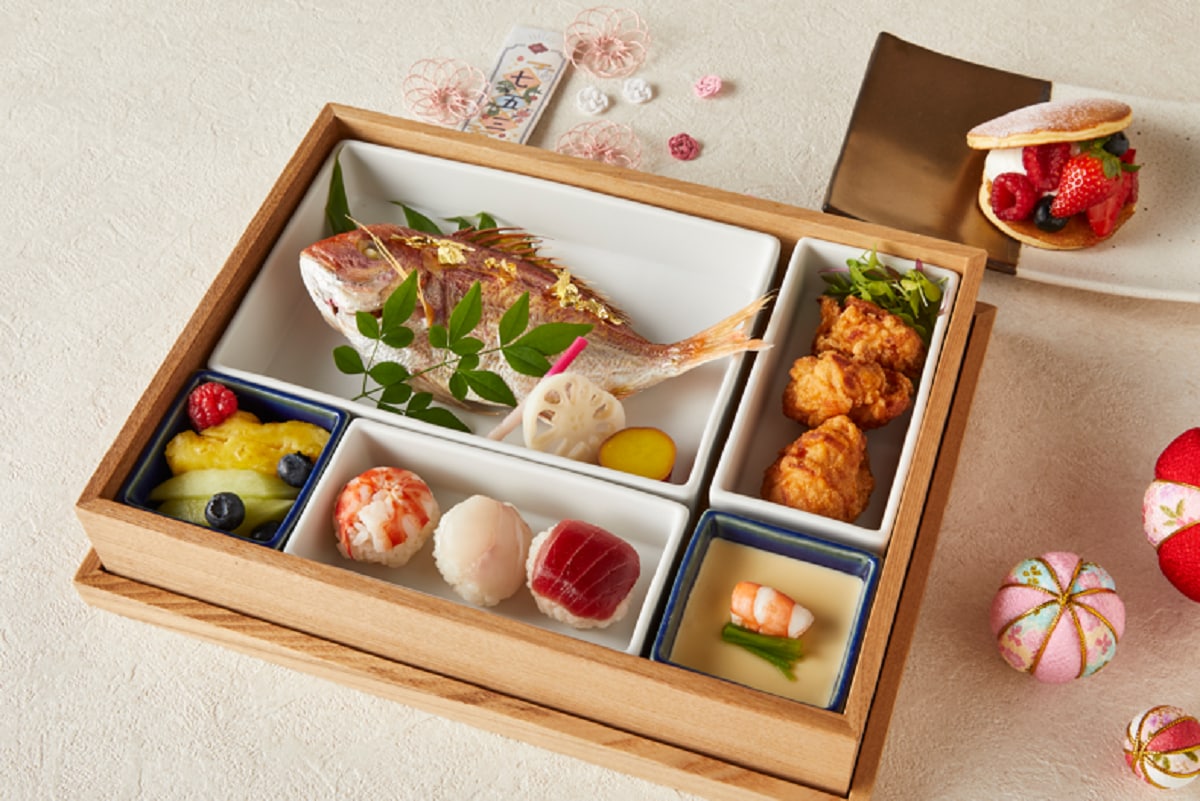ウェスティンホテル横浜では七五三祝いの特別メニューを創作和食「喫水線」にて期間限定で提供