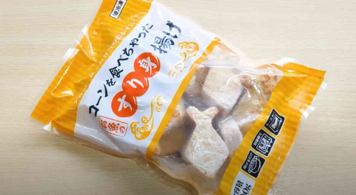 業務スーパーの「コーンを食べちゃったお魚のすり身揚げ」