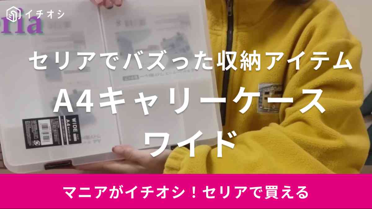 お家で使えるお道具箱！バズって売れすぎた【セリア】の収納ケースがやっぱりすごい！