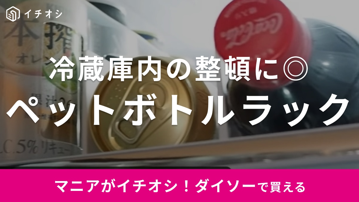 「ペットボトルの収納、イライラしない？」ダイソーの神グッズで冷蔵庫の中に夢のマイホームを！