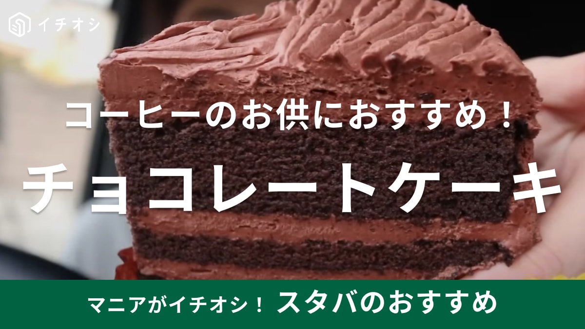 コーヒーのお供に最高！【スターバックス】新作ケーキはチョコクリームいっぱいで美味しすぎる～