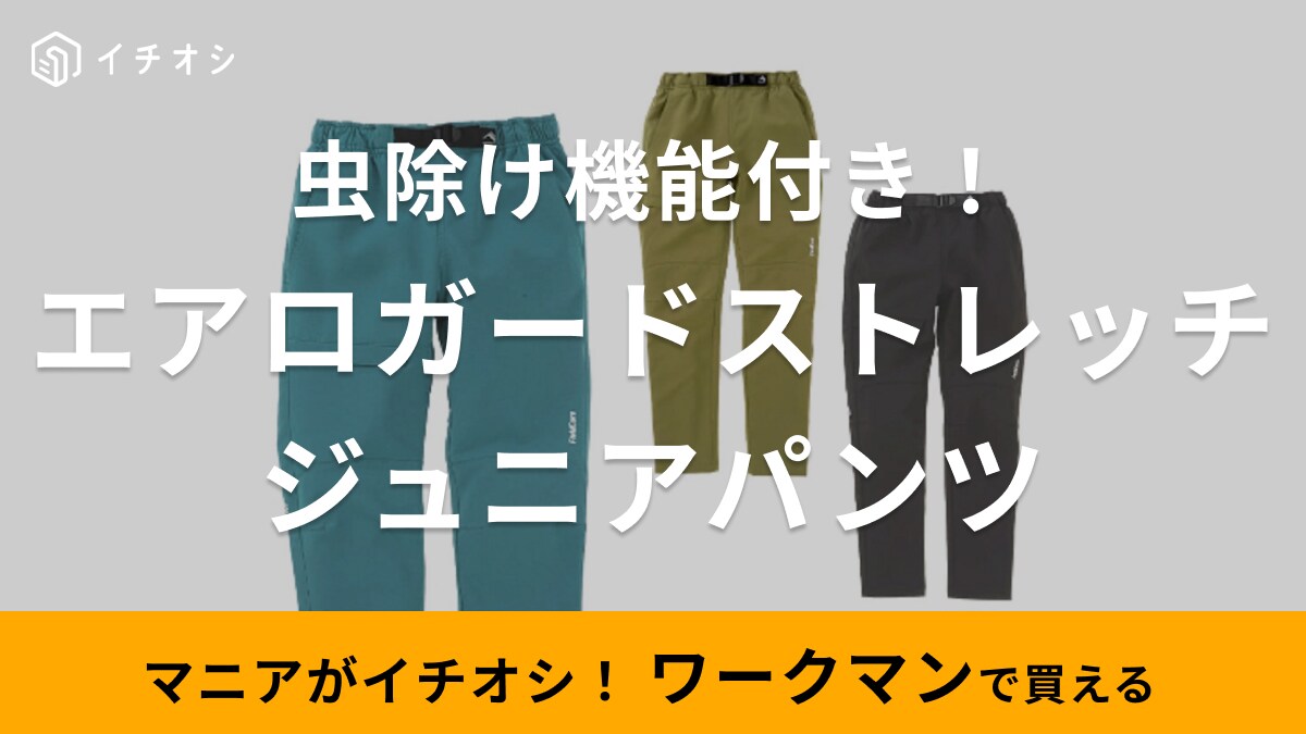 【ワークマン】キッズアイテムが充実してた！虫よけパンツは公園も春夏のアウトドアにも使える優れもの！