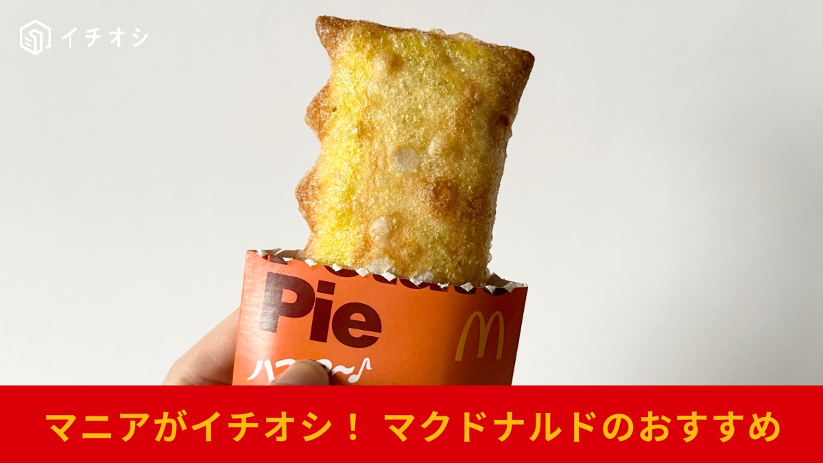 マクドナルド人気の「ベーコンポテトパイ」が復活！2024年も期間限定だからマックへ急げ～！