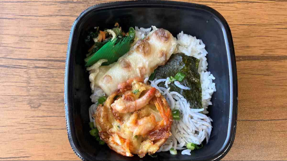 「ふっくら国産 釜揚げしらす弁当」