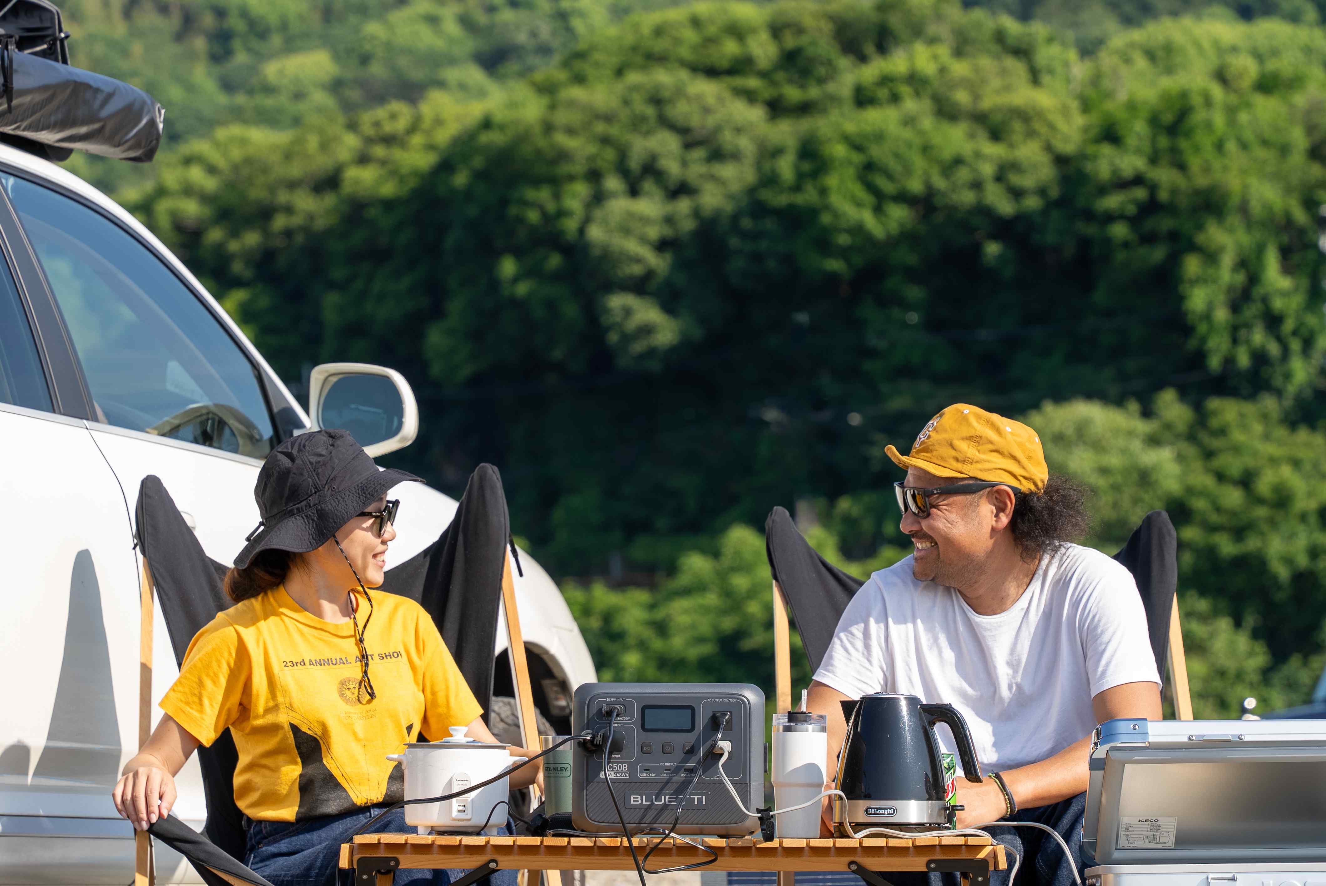 火を起こさずにお湯を沸かしたり、ごはんを炊いたりできるから、気軽なデイキャンプにもオススメ！