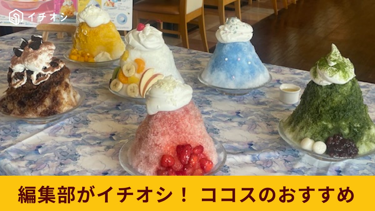 ココスのかき氷2024年版が来た～！「純氷ふわふわかき氷」こだわり