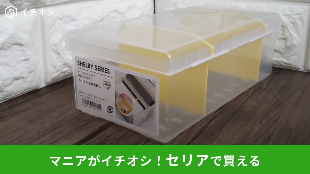 セリア「仕切りケースカード 110円」はトレカの収納にいいんじゃない～!?半透明ですぐわかるから整理しやすい