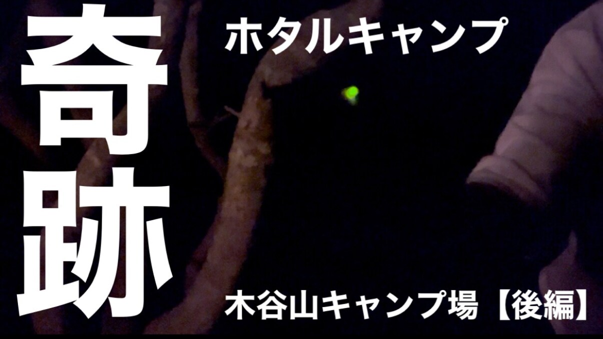 【木谷山キャンプ場】まさかの「蛍」に出会えた！兵庫県西脇市にある奇跡のキャンプ場《動画》