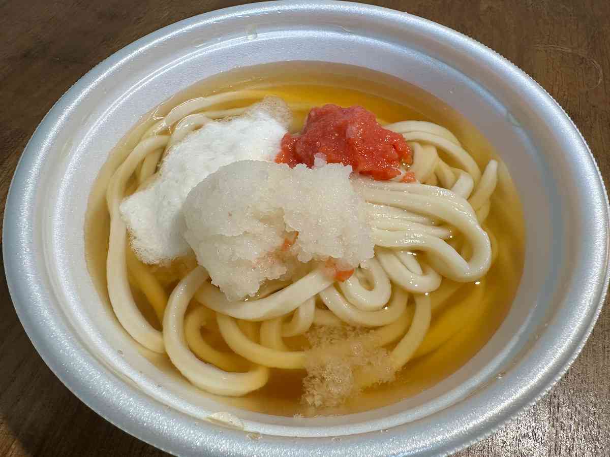 丸亀製麺の「冷かけうどん」