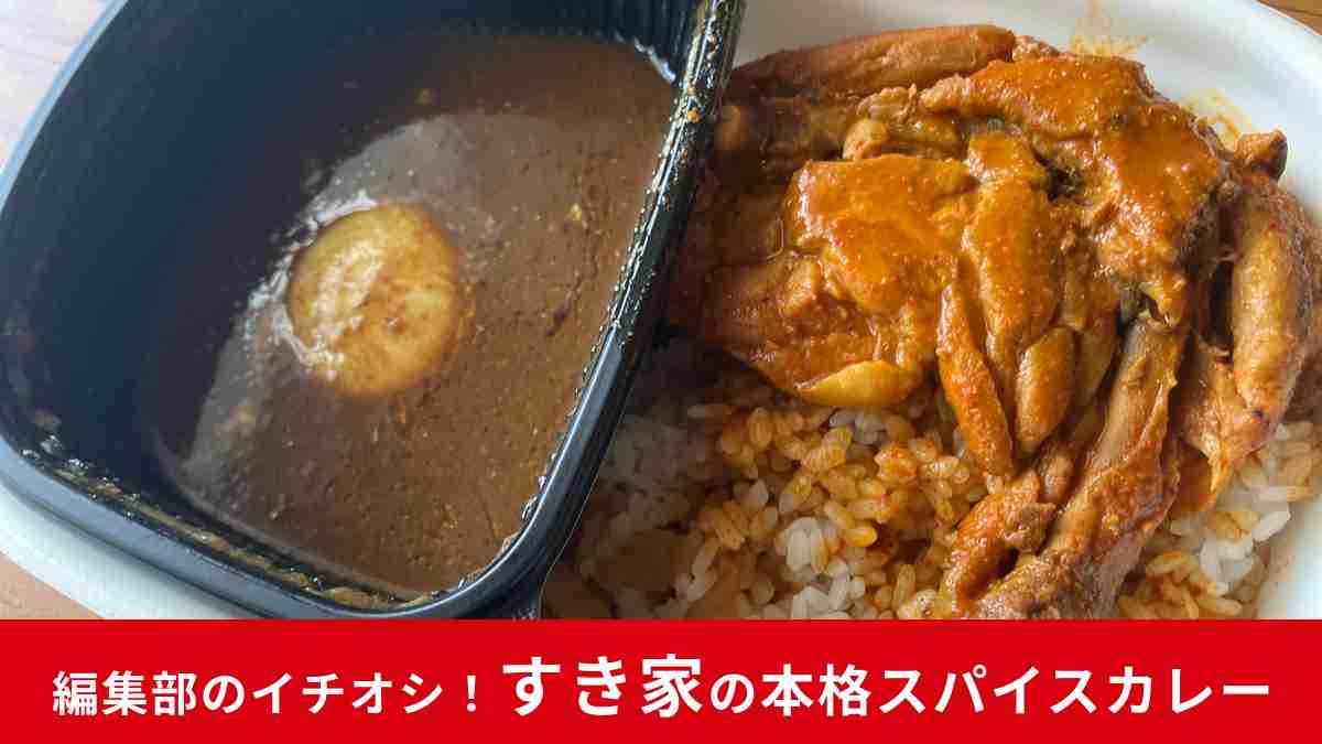 すき家の新メニュー「タンドリーチキンカレー」を実食！